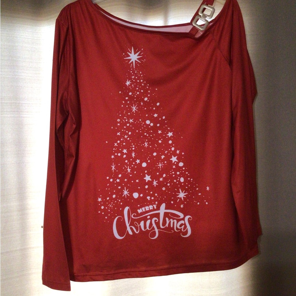 Red Christmas Tree Top